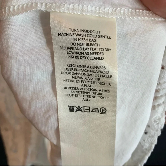 NWT Free People Hailee Lace Mini Dress in White, size M - Picture 10 of 14